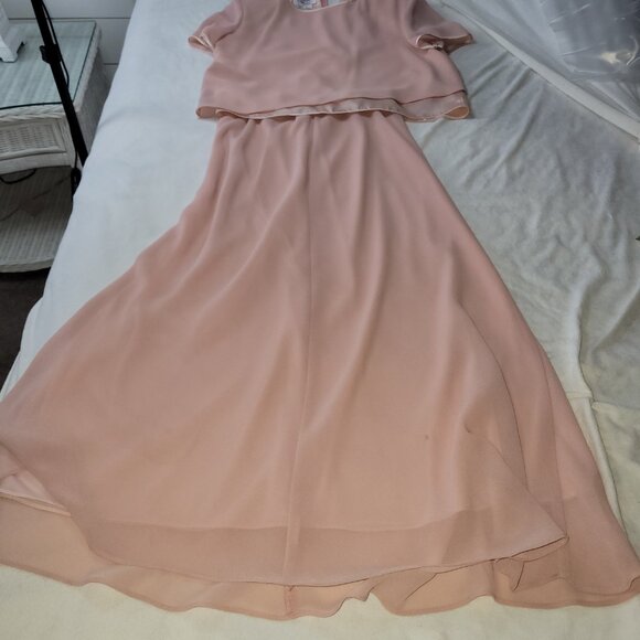 Elegant-Upscale -Formal Soft Pink Colored Formal Dress Size 8 - Picture 12 of 12